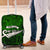 Personalized New Zealand Luggage Cover Silver Fern and Maori Symbols Papua Shell Green Style LT03 Green - Polynesian Pride