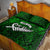 Personalized New Zealand Quilt Bed Set Silver Fern and Maori Symbols Papua Shell Green Style LT03 - Polynesian Pride