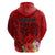 Personalised Hawaii Valentine Day Hoodie Couple Love Heart mix Hibiscus and Polynesian Tattoo LT03 - Polynesian Pride