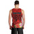 Personalised Hawaii Valentine Day Men Tank Top Couple Love Heart mix Hibiscus and Polynesian Tattoo LT03 - Polynesian Pride