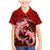 Polynesian Shark Valentine Day Family Matching Mermaid Dress and Hawaiian Shirt Hibiscus and Tribal Tattoo Red Style LT03 Son's Shirt Red - Polynesian Pride