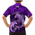 Polynesian Shark Valentine Day Family Matching Mermaid Dress and Hawaiian Shirt Hibiscus and Tribal Tattoo Purple Style LT03 - Polynesian Pride