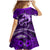 Polynesian Shark Valentine Day Family Matching Mermaid Dress and Hawaiian Shirt Hibiscus and Tribal Tattoo Purple Style LT03 - Polynesian Pride