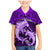 Polynesian Shark Valentine Day Family Matching Mermaid Dress and Hawaiian Shirt Hibiscus and Tribal Tattoo Purple Style LT03 Son's Shirt Purple - Polynesian Pride