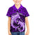 Polynesian Shark Valentine Day Family Matching Off Shoulder Short Dress and Hawaiian Shirt Hibiscus and Tribal Tattoo Purple Style LT03 Son's Shirt Purple - Polynesian Pride