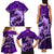 Polynesian Shark Valentine Day Family Matching Tank Maxi Dress and Hawaiian Shirt Hibiscus and Tribal Tattoo Purple Style LT03 - Polynesian Pride