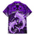 Polynesian Shark Valentine Day Hawaiian Shirt Hibiscus and Tribal Tattoo Purple Style LT03 - Polynesian Pride