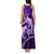 Polynesian Shark Valentine Day Tank Maxi Dress Hibiscus and Tribal Tattoo Purple Style LT03 - Polynesian Pride