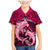 Polynesian Shark Valentine Day Family Matching Mermaid Dress and Hawaiian Shirt Hibiscus and Tribal Tattoo Pink Style LT03 Son's Shirt Pink - Polynesian Pride