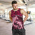 Polynesian Shark Valentine Day Men Tank Top Hibiscus and Tribal Tattoo Pink Style LT03 Pink - Polynesian Pride