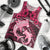 Polynesian Shark Valentine Day Men Tank Top Hibiscus and Tribal Tattoo Pink Style LT03 - Polynesian Pride