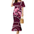 Polynesian Shark Valentine Day Mermaid Dress Hibiscus and Tribal Tattoo Pink Style LT03 Women Pink - Polynesian Pride