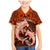 Polynesian Shark Valentine Day Family Matching Mermaid Dress and Hawaiian Shirt Hibiscus and Tribal Tattoo Orange Style LT03 Son's Shirt Orange - Polynesian Pride