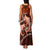 Polynesian Shark Valentine Day Family Matching Tank Maxi Dress and Hawaiian Shirt Hibiscus and Tribal Tattoo Orange Style LT03 - Polynesian Pride