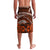 Polynesian Shark Valentine Day Lavalava Hibiscus and Tribal Tattoo Orange Style LT03 - Polynesian Pride