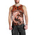 Polynesian Shark Valentine Day Men Tank Top Hibiscus and Tribal Tattoo Orange Style LT03 - Polynesian Pride