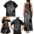 New Zealand Valentine Day Family Matching Tank Maxi Dress and Hawaiian Shirt Aotearoa Warrior and Woman Love Heart Maori Pattern LT03 - Polynesian Pride