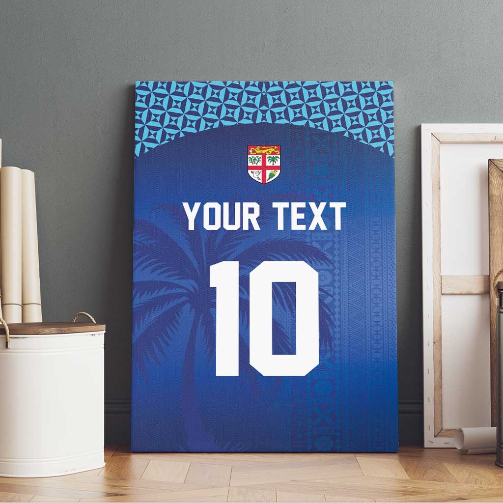Custom Fiji Football-Towards World Cup 2026 Canvas Wall Art LT03 - Polynesian Pride