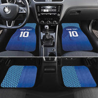 Custom Fiji Football-Towards World Cup 2026 Car Mats LT03 Set 4pcs Blue - Polynesian Pride
