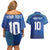 Custom Fiji Football-Towards World Cup 2026 Couples Matching Off Shoulder Short Dress and Hawaiian Shirt