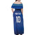 Custom Fiji Football-Towards World Cup 2026 Family Matching Off Shoulder Maxi Dress and Hawaiian Shirt