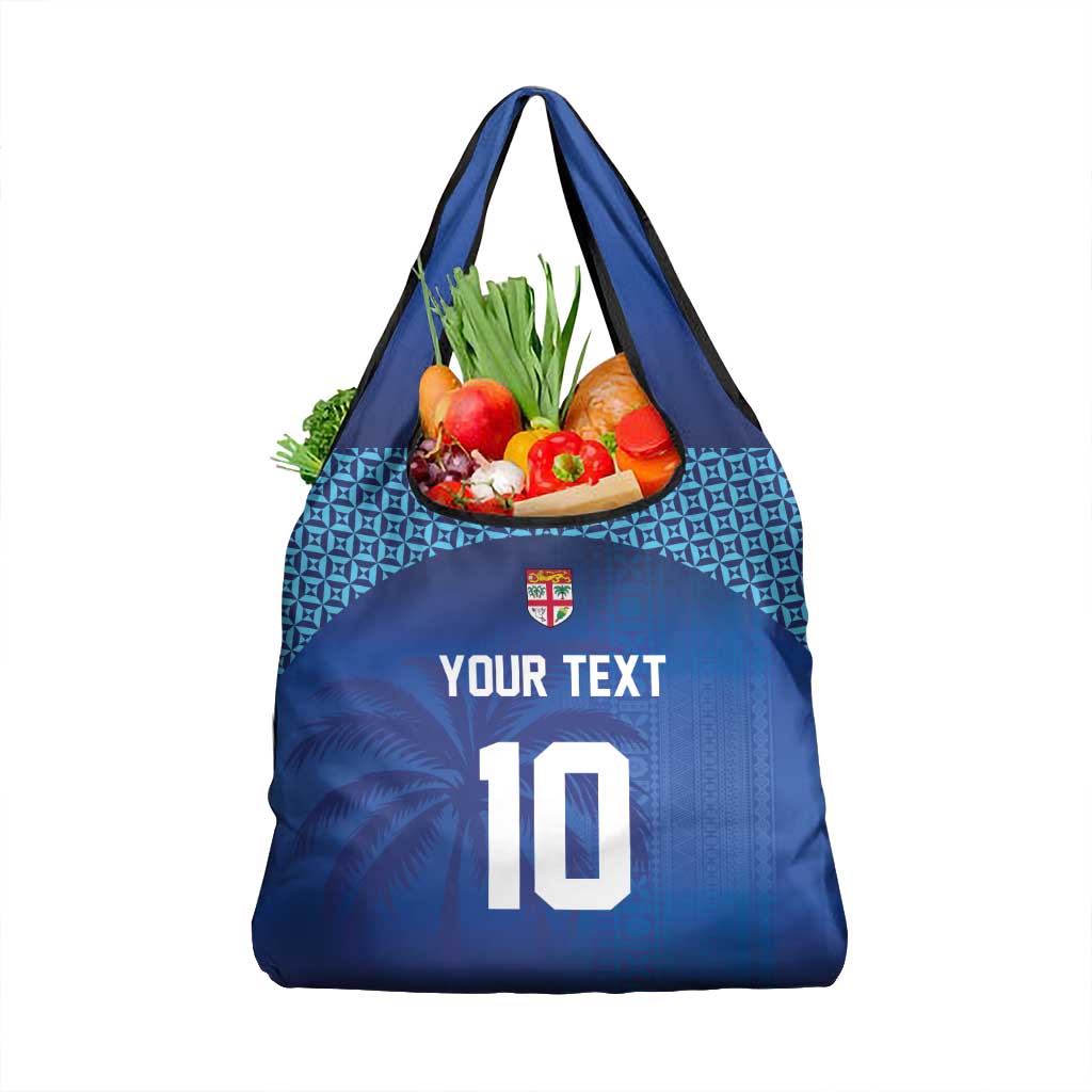 Custom Fiji Football-Towards World Cup 2026 Grocery Bag LT03 1-pack One Size Blue - Polynesian Pride