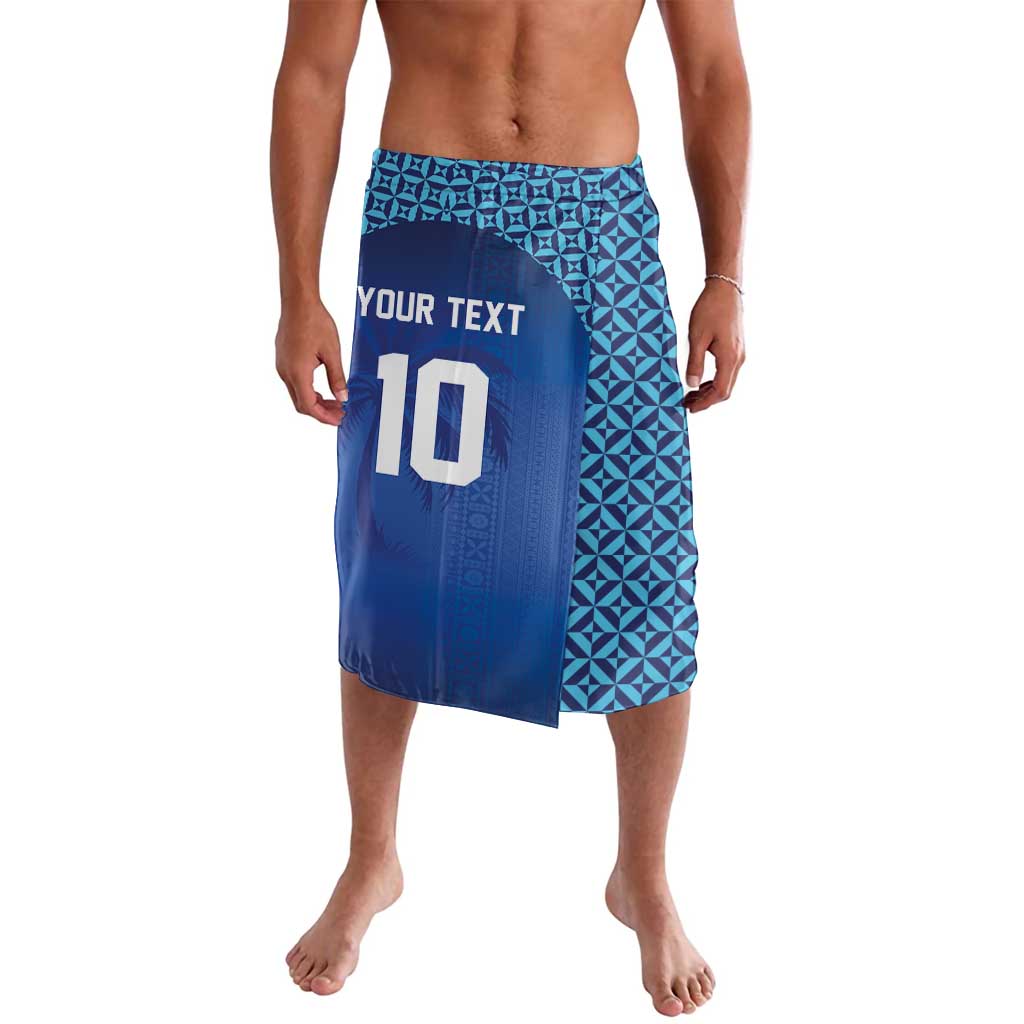 Custom Fiji Football-Towards World Cup 2026 Lavalava LT03 Blue - Polynesian Pride