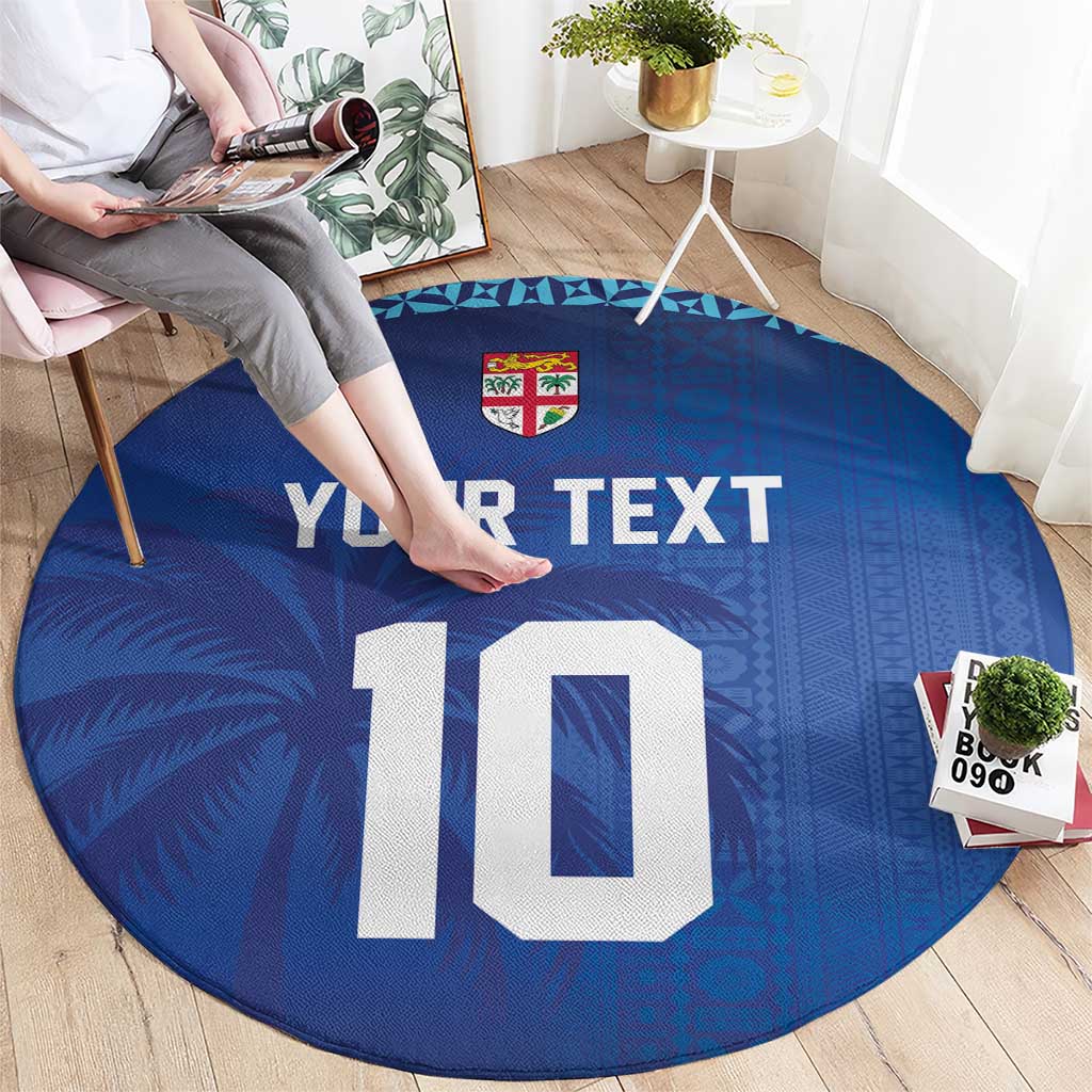 Custom Fiji Football-Towards World Cup 2026 Round Carpet LT03 - Polynesian Pride