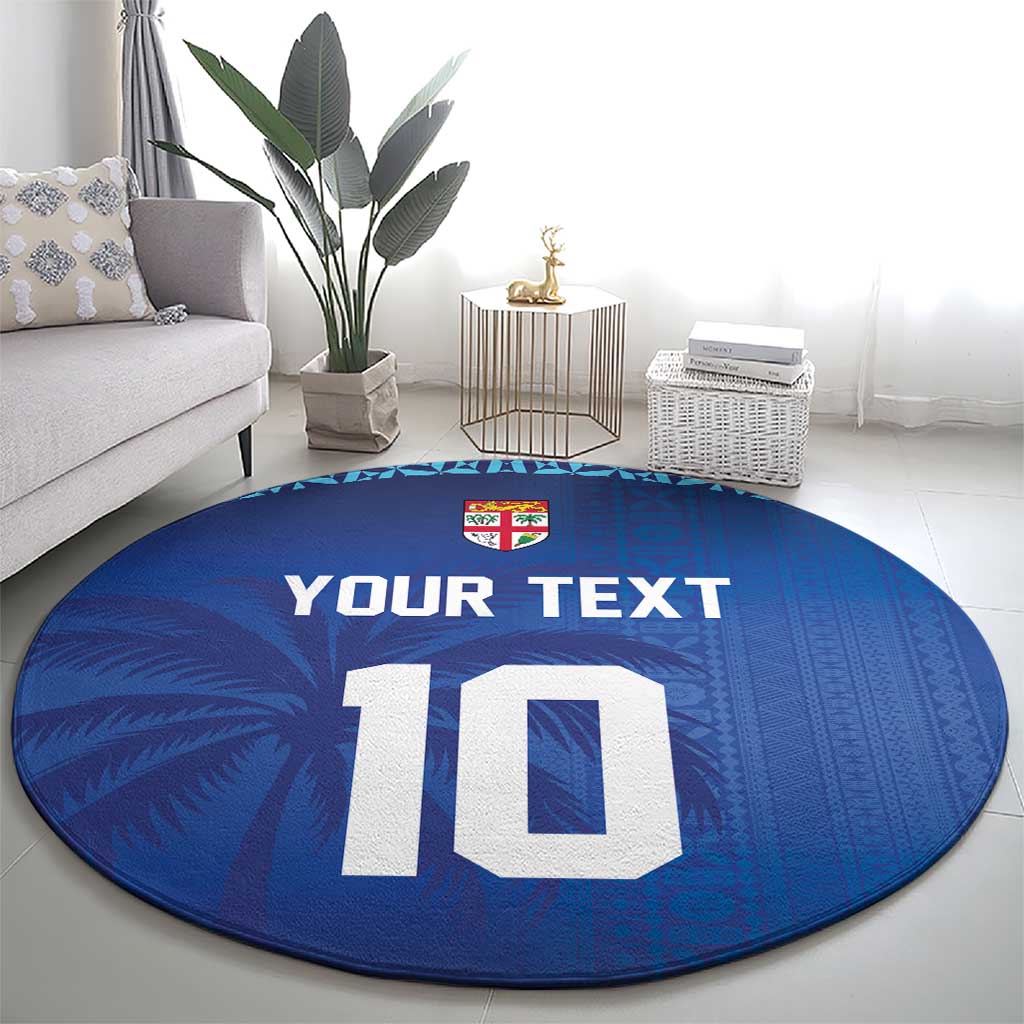 Custom Fiji Football-Towards World Cup 2026 Round Carpet LT03 - Polynesian Pride