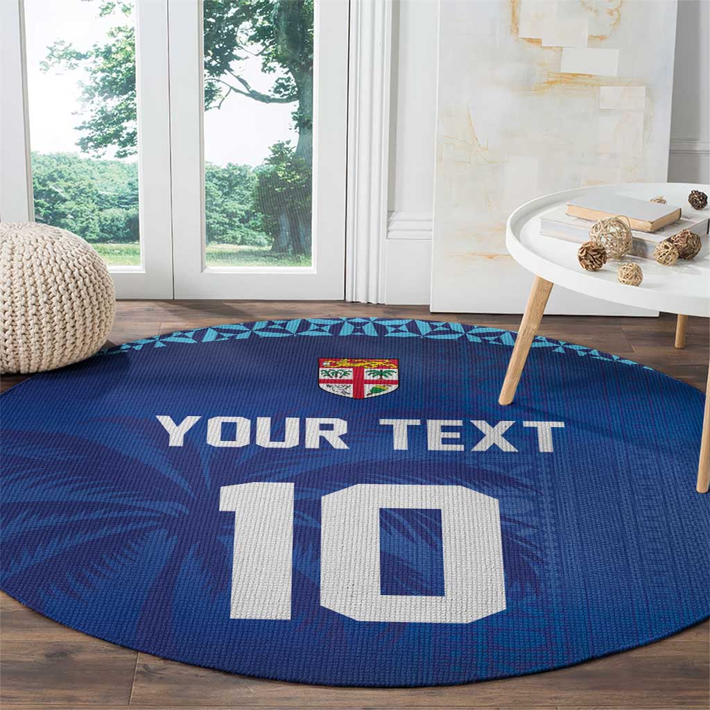 Custom Fiji Football-Towards World Cup 2026 Round Carpet LT03 - Polynesian Pride