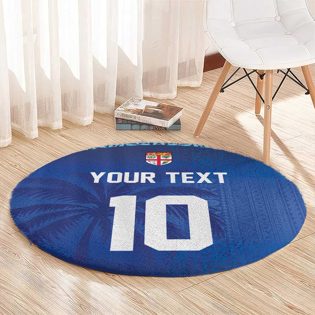 Custom Fiji Football-Towards World Cup 2026 Round Carpet LT03 - Polynesian Pride