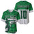 Custom Hawaii Volleyball-Kakau Motif Green Color Baseball Jersey