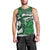 Custom Hawaii Volleyball-Kakau Motif Green Color Men Tank Top