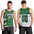 Custom Hawaii Volleyball-Kakau Motif Green Color Men Tank Top