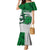 Custom Hawaii Volleyball-Kakau Motif Green Color Mermaid Dress