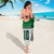 Custom Hawaii Volleyball-Kakau Motif Green Color Sarong