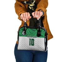 Custom Hawaii Volleyball-Kakau Motif Green Color Shoulder Handbag LT03 One Size Green - Polynesian Pride