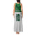 Custom Hawaii Volleyball-Kakau Motif Green Color Tank Maxi Dress