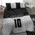 Custom Hawaii Volleyball-Kakau Motif Grayscale Color Bedding Set