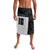 Custom Hawaii Volleyball-Kakau Motif Grayscale Color Lavalava