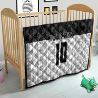 Custom Hawaii Volleyball-Kakau Motif Grayscale Color Quilt LT03 - Polynesian Pride