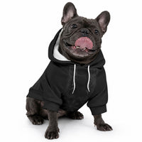 Philippines Barong Style Pet Hoodie with Polynesian Art and Leaf Motif Black Color LT03 - Polynesian Pride