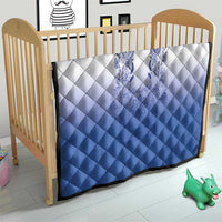 Philippines Barong Style Quilt with Polynesian Art and Leaf Motif Blue Color LT03 - Polynesian Pride