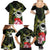 Kia Orana Cook Islands Family Matching Summer Maxi Dress and Hawaiian Shirt Turtle and Hibiscus Polynesian Pattern