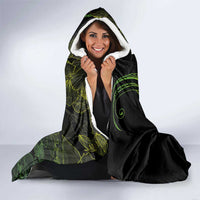Kia Orana Cook Islands Hooded Blanket Turtle and Hibiscus Polynesian Pattern LT03 - Polynesian Pride
