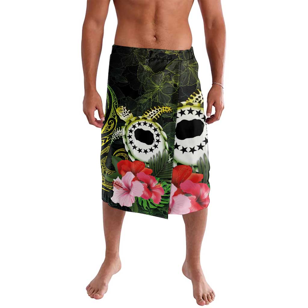 Kia Orana Cook Islands Lavalava Turtle and Hibiscus Polynesian Pattern