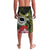 Kia Orana Cook Islands Lavalava Turtle and Hibiscus Polynesian Pattern