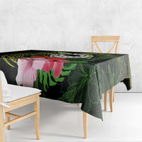 Kia Orana Cook Islands Tablecloth Turtle and Hibiscus Polynesian Pattern LT03 - Polynesian Pride