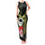 Kia Orana Cook Islands Tank Maxi Dress Turtle and Hibiscus Polynesian Pattern