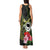 Kia Orana Cook Islands Tank Maxi Dress Turtle and Hibiscus Polynesian Pattern